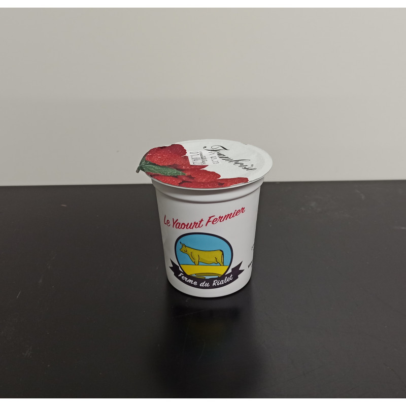 Yaourt au lait de vache pasteurisé Framboise 125g