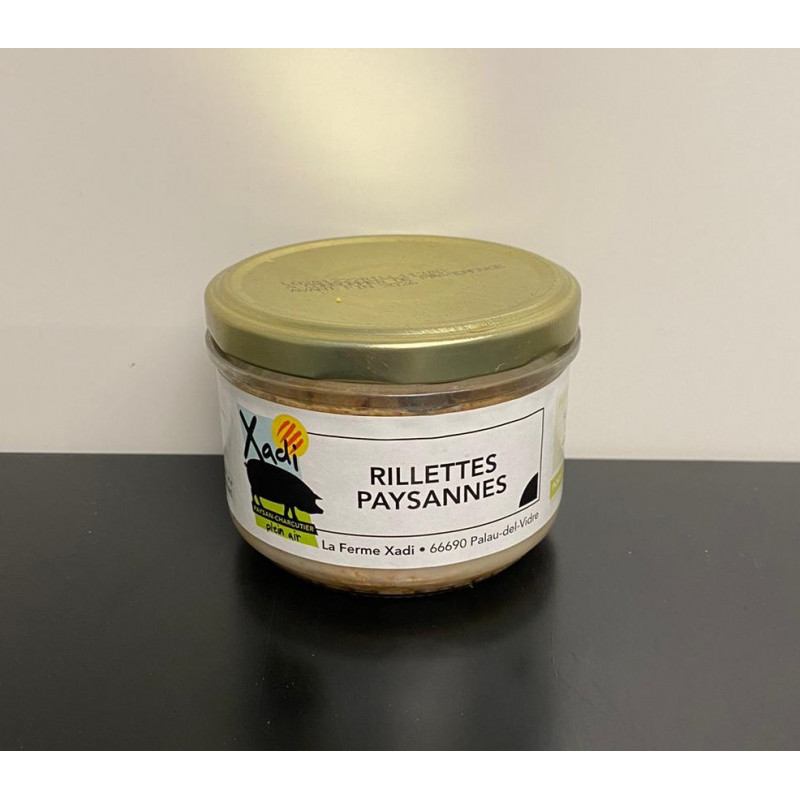 Rillettes de porc paysannes 200G