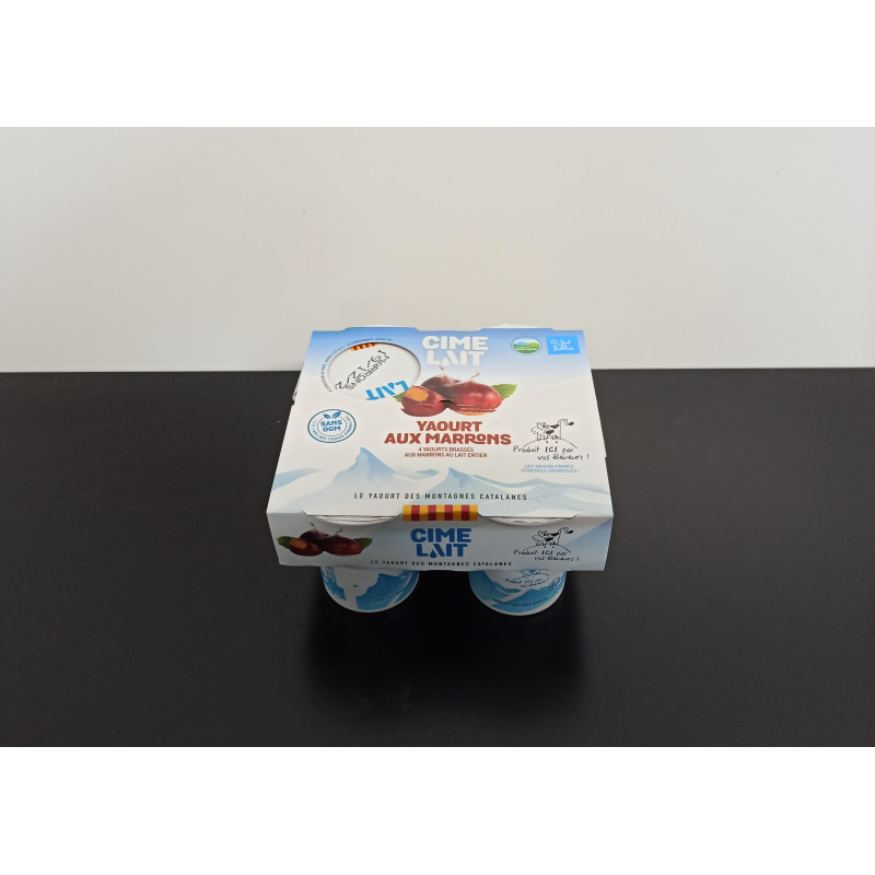 4 Yaourts aux châtaignes 125g