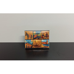 Carrés chocolat noir x6 