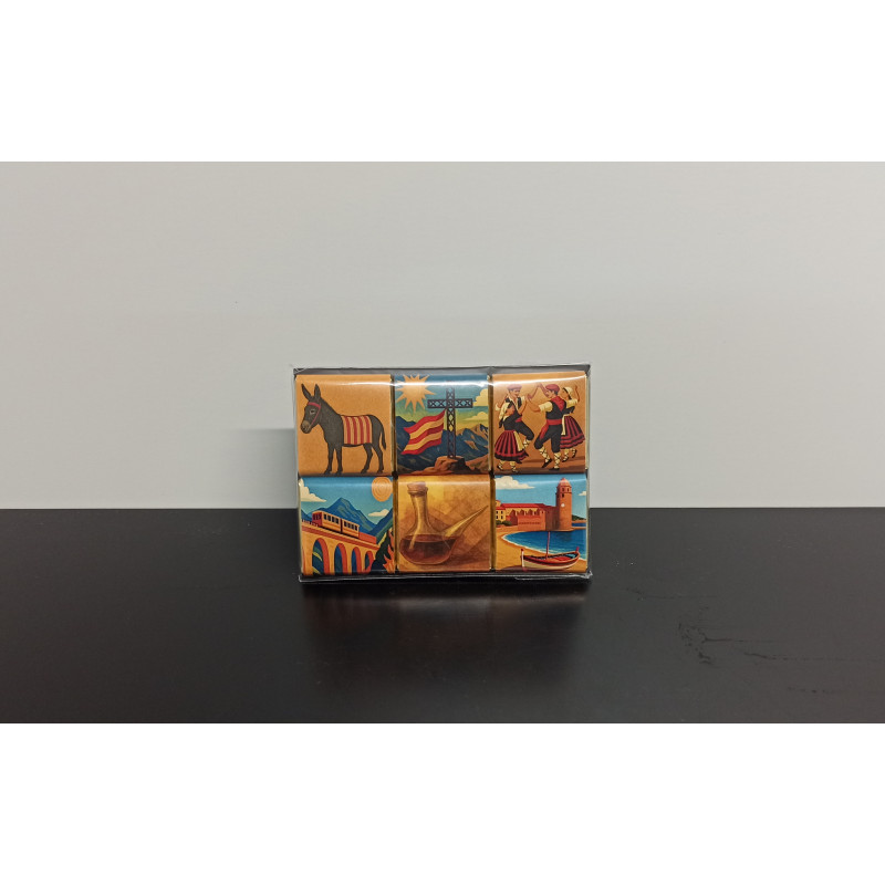 Carrés chocolat noir x6 