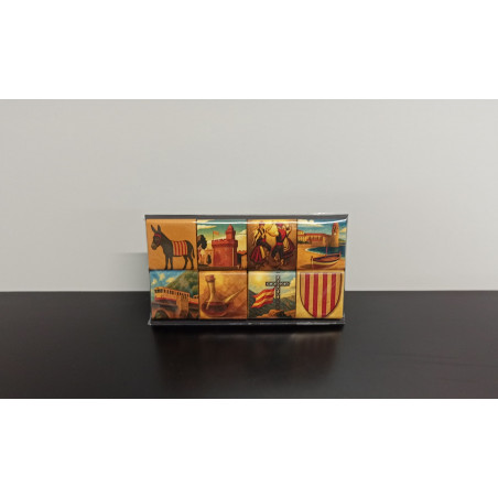 Carrés chocolat noir x8 
