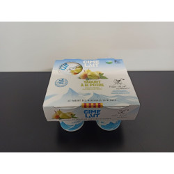 4 Yaourts aux morceaux de poire 125g