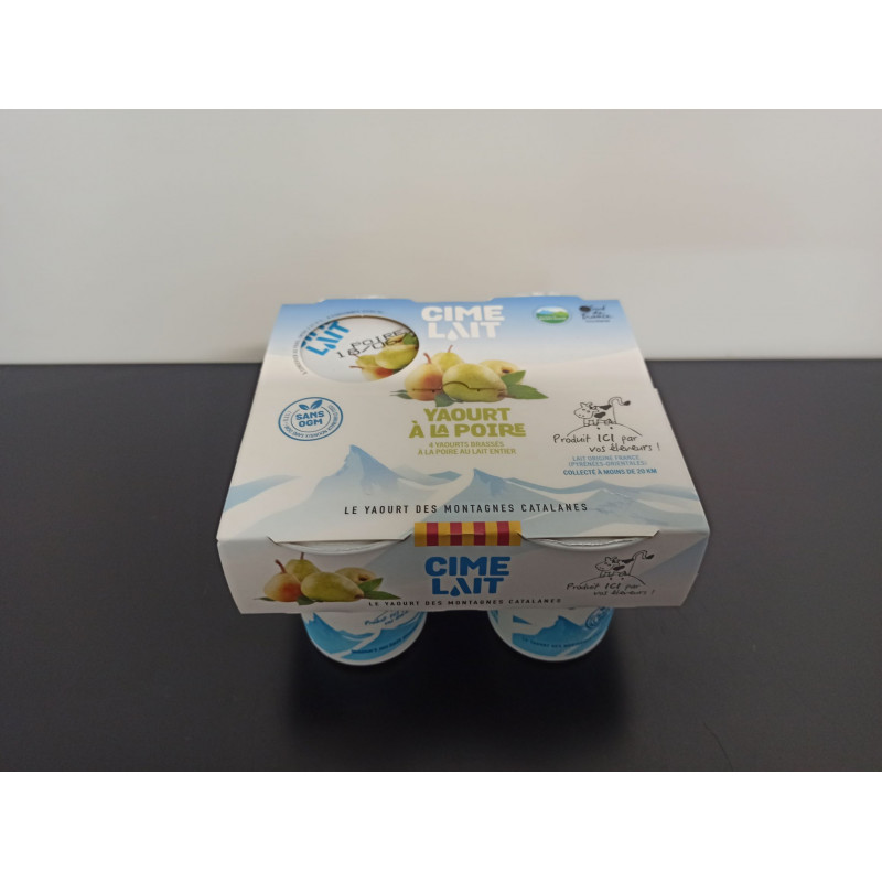 4 Yaourts aux morceaux de poire 125g