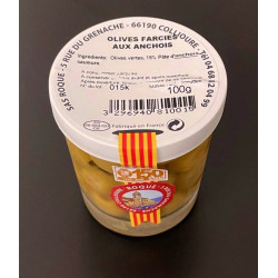 OLIVES FARCIES PATE ANCHOIS 100G 